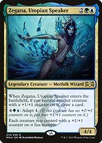 Glossy Finish Ravnica Allegiance Zegana, Utopian Speaker ( #214 )
