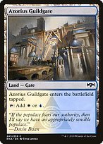 Glossy Finish Ravnica Allegiance Azorius Guildgate ( #243 )