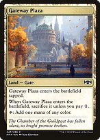 Glossy Finish Ravnica Allegiance Gateway Plaza ( #247 )