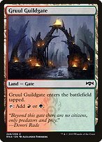 Glossy Finish Ravnica Allegiance Gruul Guildgate ( #249 )