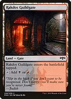 Glossy Finish Ravnica Allegiance Rakdos Guildgate ( #256 )