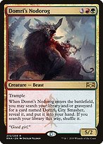 Glossy Finish Ravnica Allegiance Domri's Nodorog ( #272 )