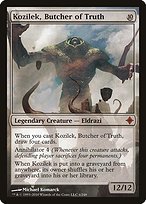 Glossy Finish Rise of the Eldrazi Kozilek, Butcher of Truth ( #6 )