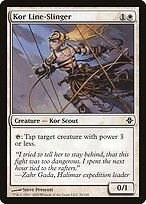 Glossy Finish Rise of the Eldrazi Kor Line-Slinger ( #30 )