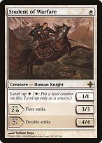 Glossy Finish Rise of the Eldrazi Student of Warfare ( #47 )