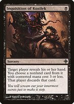 Glossy Finish Rise of the Eldrazi Inquisition of Kozilek ( #115 )