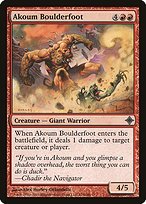Glossy Finish Rise of the Eldrazi Akoum Boulderfoot ( #134 )