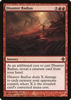 Glossy Finish Rise of the Eldrazi Disaster Radius ( #141 )