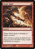 Glossy Finish Rise of the Eldrazi Flame Slash ( #145 )