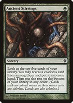 Glossy Finish Rise of the Eldrazi Ancient Stirrings ( #174 )