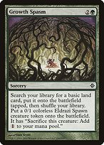 Glossy Finish Rise of the Eldrazi Growth Spasm ( #186 )