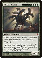 Glossy Finish Rise of the Eldrazi Khalni Hydra ( #192 )