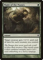 Glossy Finish Rise of the Eldrazi Might of the Masses ( #196 )