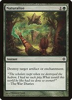 Glossy Finish Rise of the Eldrazi Naturalize ( #199 )