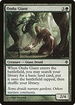 Glossy Finish Rise of the Eldrazi Ondu Giant ( #202 )