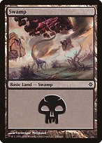 Glossy Finish Rise of the Eldrazi Swamp ( #240 )