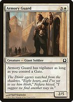 Matte Finish Return to Ravnica Armory Guard ( #2 )