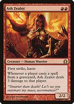 Matte Finish Return to Ravnica Ash Zealot ( #86 )