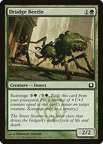 Matte Finish Return to Ravnica Drudge Beetle ( #122 )