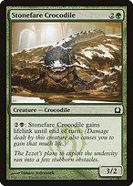 Matte Finish Return to Ravnica Stonefare Crocodile ( #136 )
