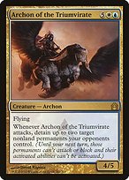Matte Finish Return to Ravnica Archon of the Triumvirate ( #142 )