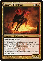 Matte Finish Return to Ravnica Carnival Hellsteed ( #147 )