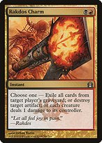 Matte Finish Return to Ravnica Rakdos Charm ( #184 )