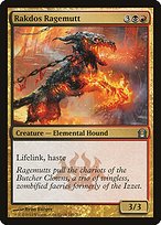 Matte Finish Return to Ravnica Rakdos Ragemutt ( #185 )