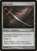 Matte Finish Return to Ravnica Civic Saber ( #227 )