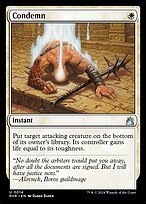 Matte Finish Ravnica Remastered Condemn ( #14 )