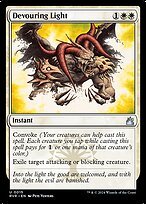 Matte Finish Ravnica Remastered Devouring Light ( #15 )