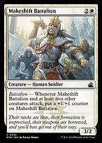 Matte Finish Ravnica Remastered Makeshift Battalion ( #22 )