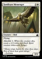 Matte Finish Ravnica Remastered Syndicate Messenger ( #29 )