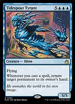 Matte Finish Ravnica Remastered Tidespout Tyrant ( #63 )