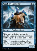 Matte Finish Ravnica Remastered Vedalken Mesmerist ( #65 )