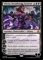 Matte Finish Ravnica Remastered Liliana, Dreadhorde General ( #80 )