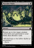 Matte Finish Ravnica Remastered Macabre Waltz ( #82 )