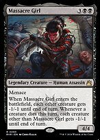 Matte Finish Ravnica Remastered Massacre Girl ( #83 )