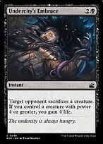 Matte Finish Ravnica Remastered Undercity's Embrace ( #96 )
