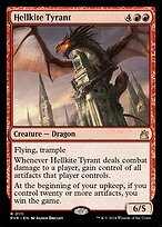 Matte Finish Ravnica Remastered Hellkite Tyrant ( #111 )