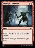Matte Finish Ravnica Remastered Krenko's Command ( #115 )