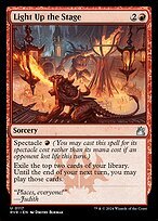 Matte Finish Ravnica Remastered Light Up the Stage ( #117 )