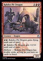 Matte Finish Ravnica Remastered Rakdos Pit Dragon ( #120 )