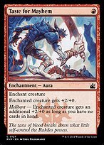 Matte Finish Ravnica Remastered Taste for Mayhem ( #127 )