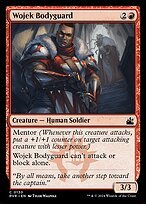 Matte Finish Ravnica Remastered Wojek Bodyguard ( #130 )