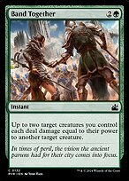 Matte Finish Ravnica Remastered Band Together ( #132 )