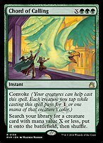 Matte Finish Ravnica Remastered Chord of Calling ( #134 )