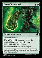 Matte Finish Ravnica Remastered Fists of Ironwood ( #139 )