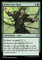 Matte Finish Ravnica Remastered Moldervine Cloak ( #150 )