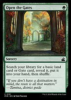 Matte Finish Ravnica Remastered Open the Gates ( #151 )